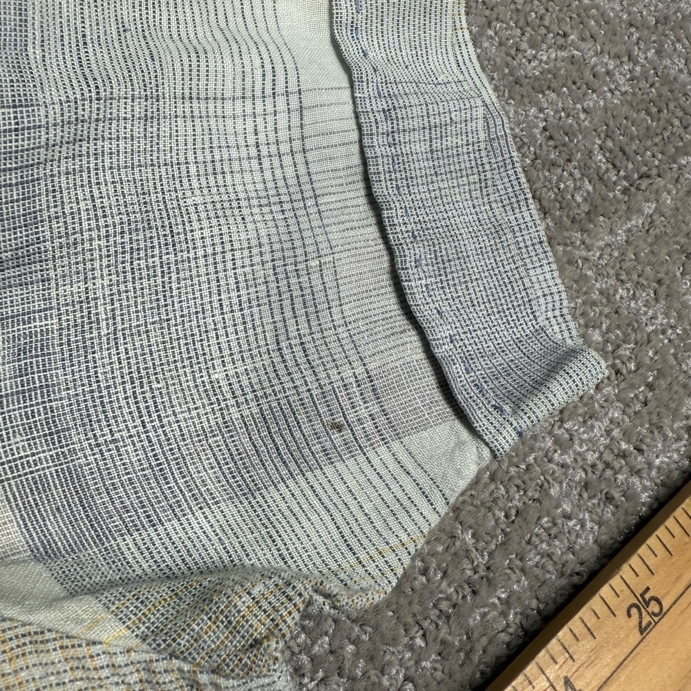 Tommy Bahama Mens 100% Linen Striped Button Down Mens Short sleeve Shirt Large - Picture 6 of 8